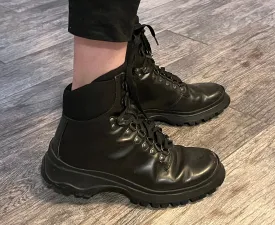 Prada Hiking/Combat Lace-Up Boots / Size 37