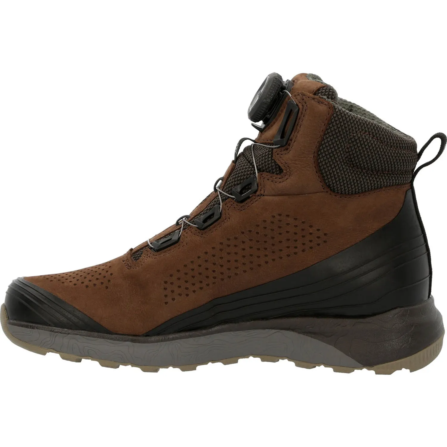 Rocky Mens Brown Leather Summit Elite WP Hiking Boots