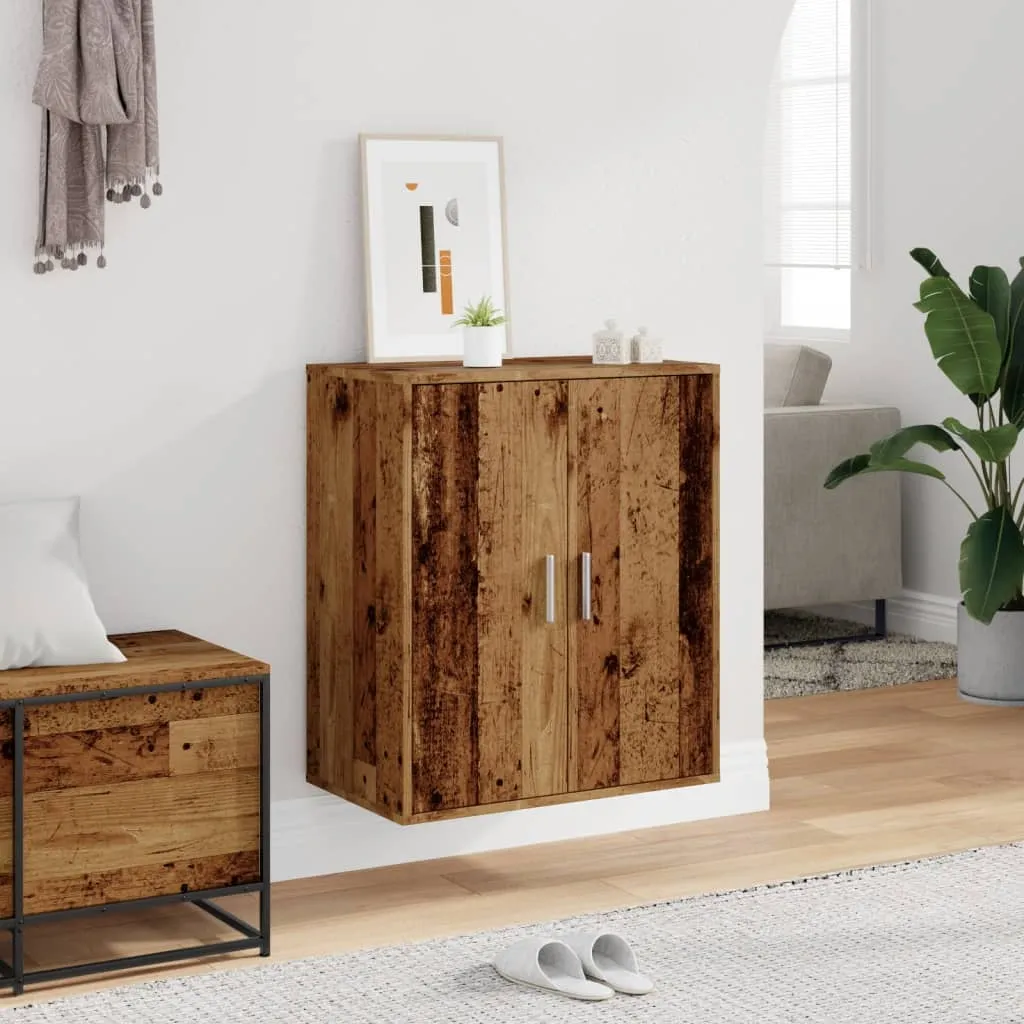 Shoe Cabinet Old Wood 60x35x70 cm Engineered Wood