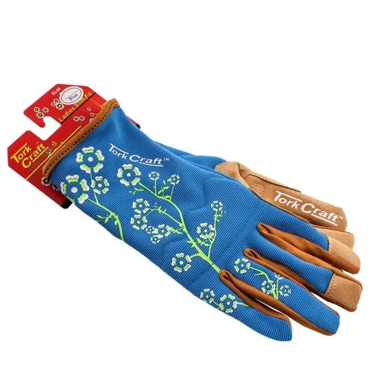 Tork Craft | Gloves Ladies Slim Fit Garden Blue Small