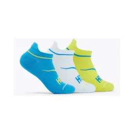 Unisex No-Show Run Sock 3 Pack - Diva Blue/Ice Water/Evening Primrose