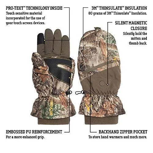 Winter Hunting Camouflage Mittens