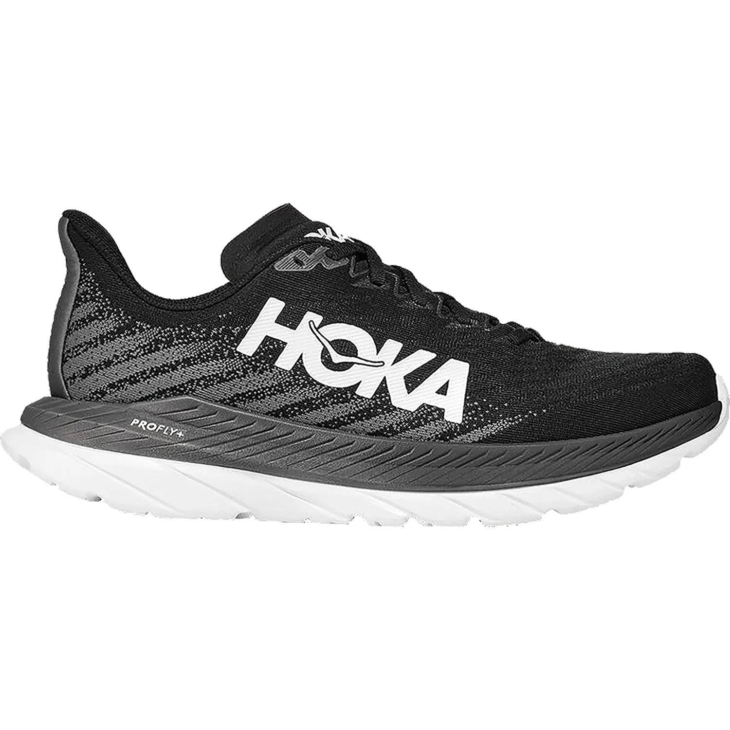 Women's Hoka One One Mach 5 Black/Castlerock Mesh