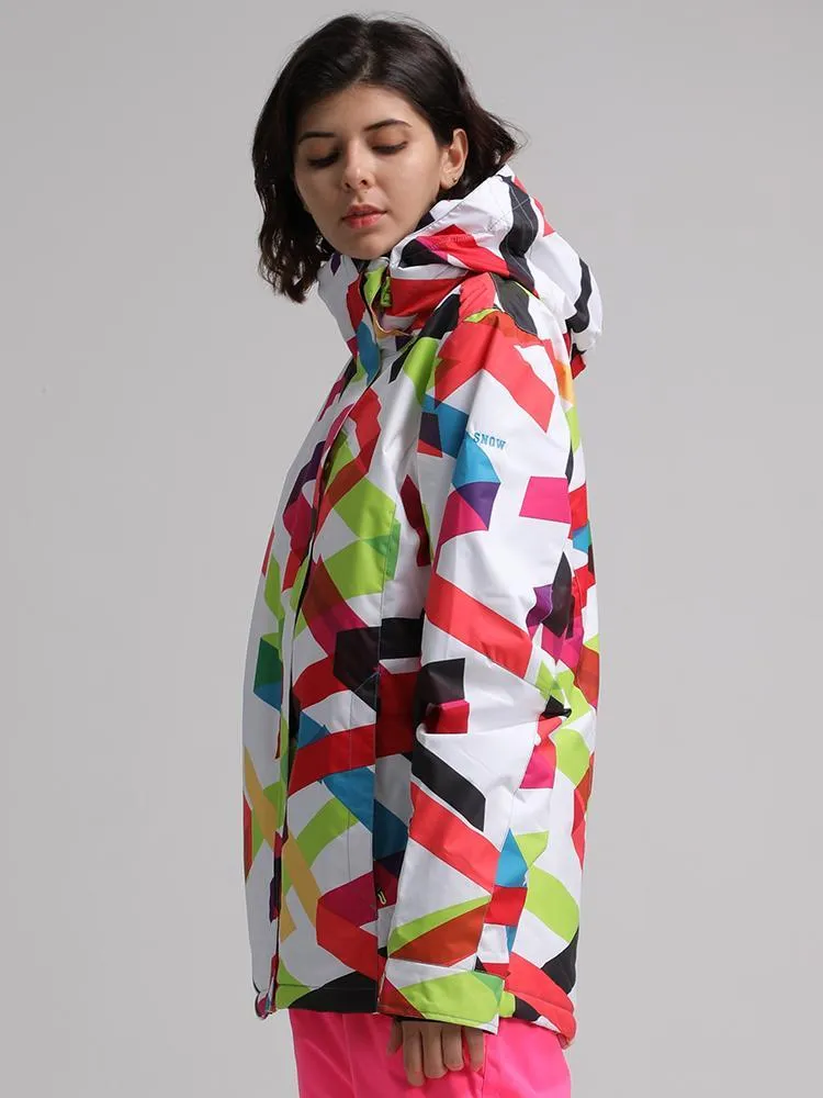 Women's Waterproof Windproof Colorful Snowboard/Ski Jackets